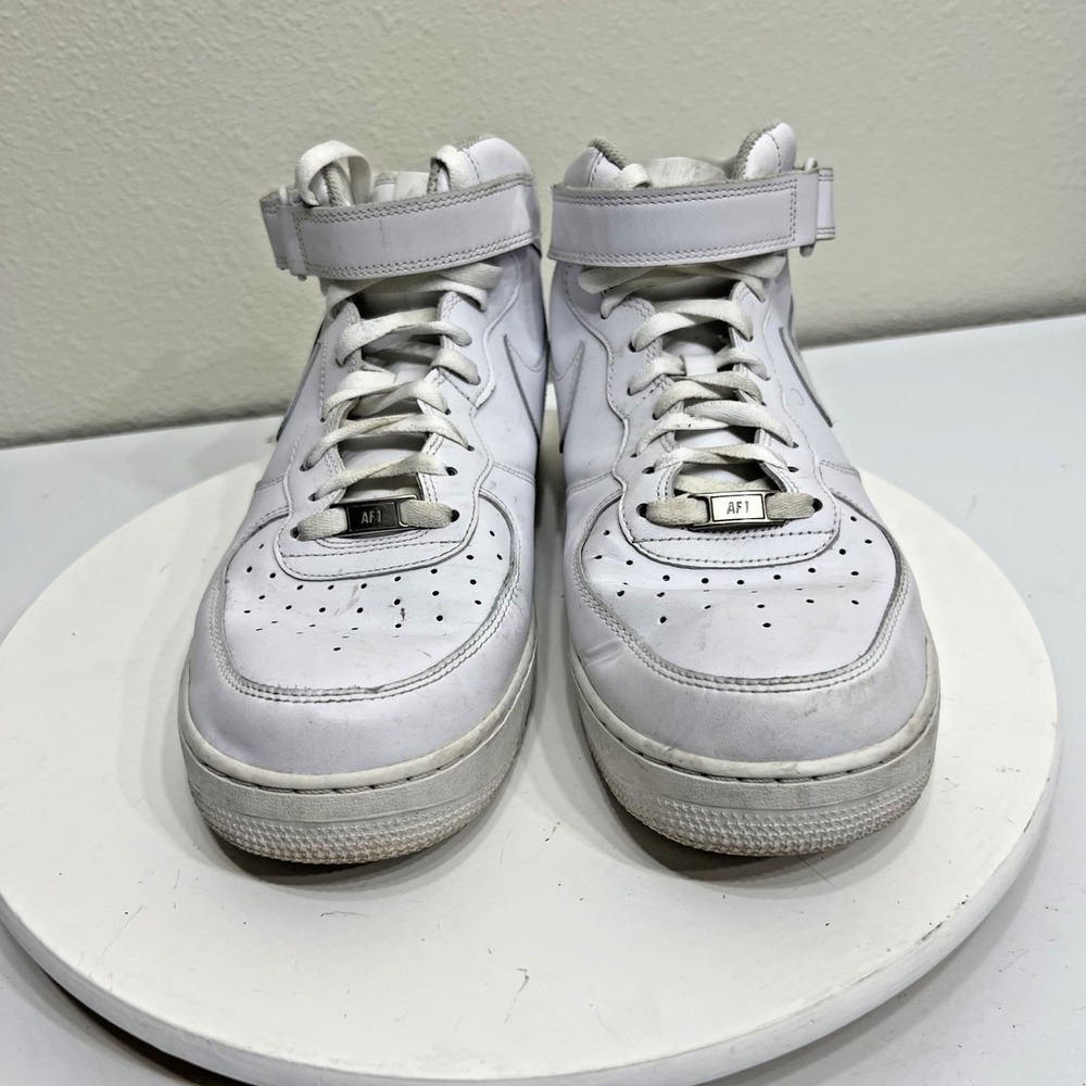 Nike Air Force 1 High 315123-111 Triple White Shoes Sneakers Size 13 Mens